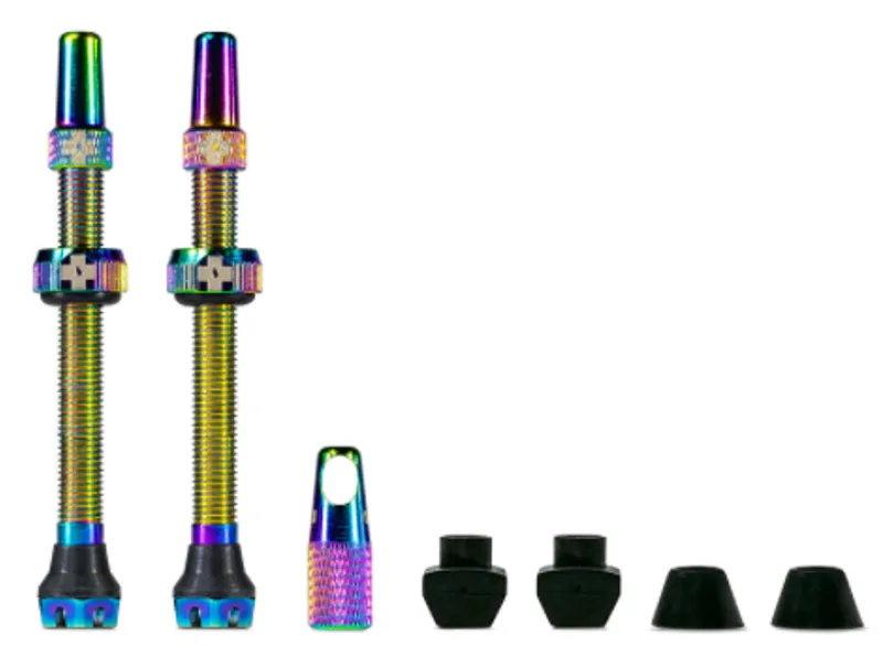 Muc Off Tubeless Valves V2 60mm Iridescent Aluminium